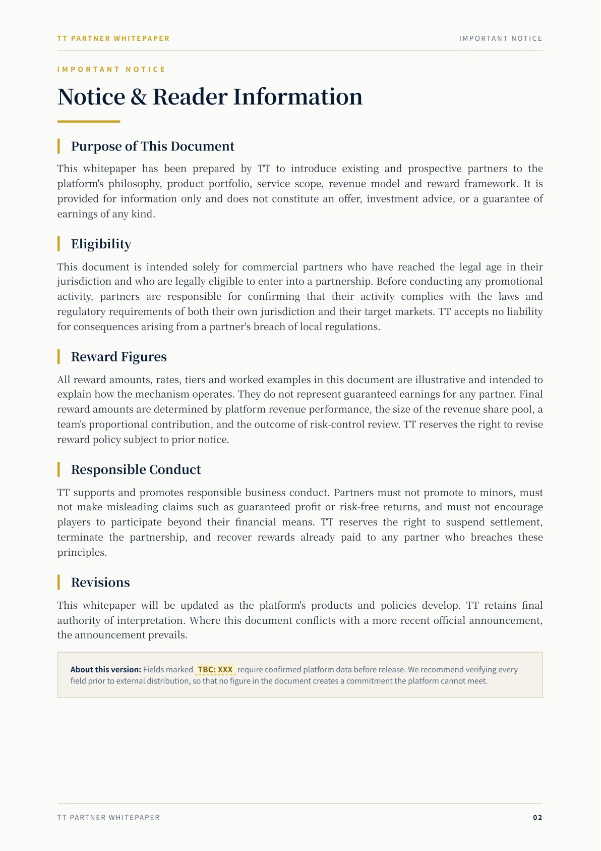 TT Partner Whitepaper page 2