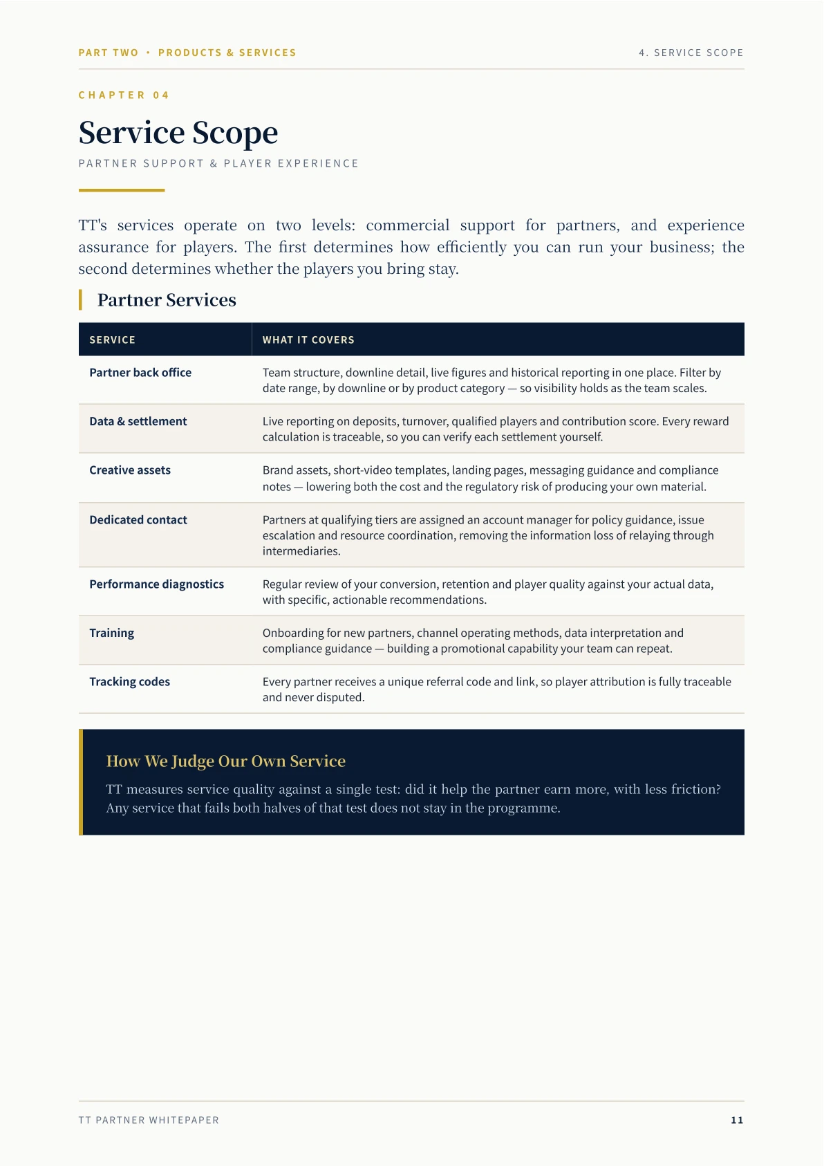 TT Partner Whitepaper page 11
