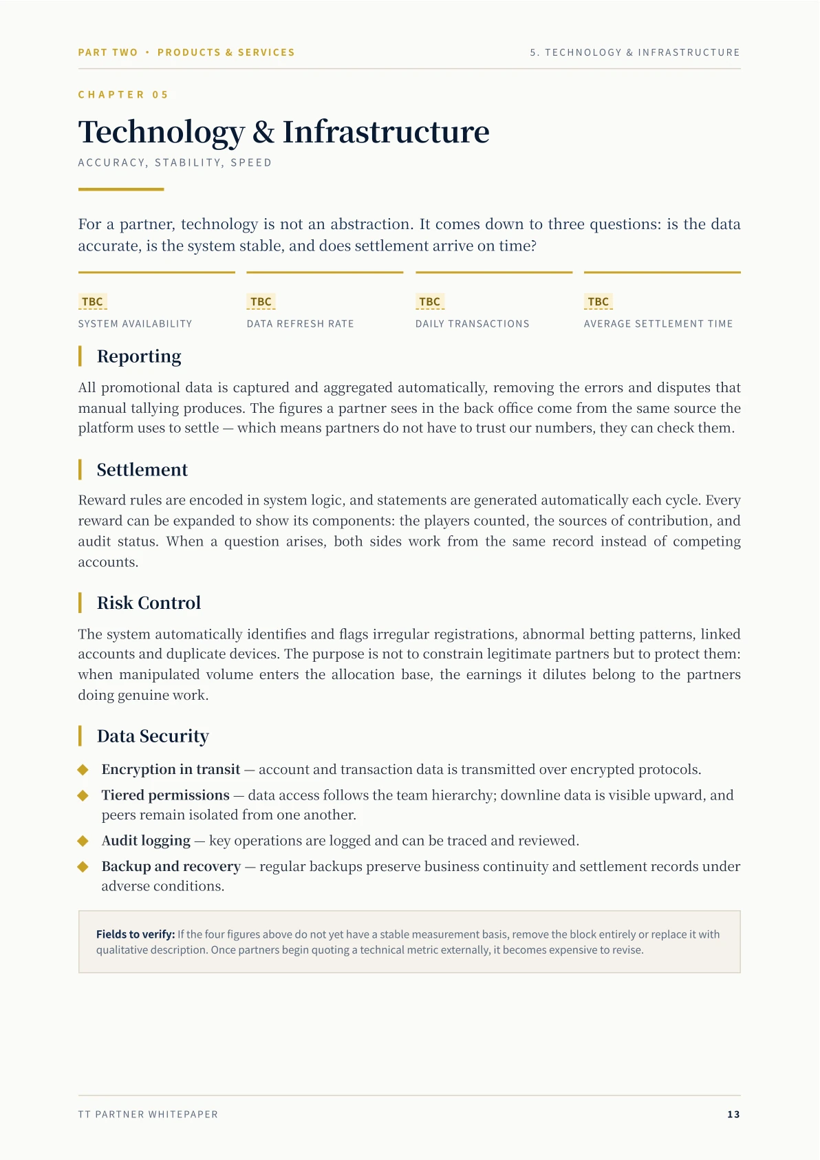 TT Partner Whitepaper page 13